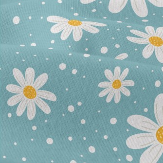 Hand Drawn Beautiful Daisies Modern Jersey