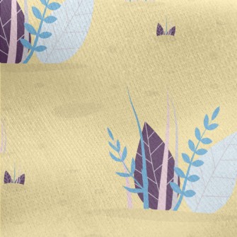 Leaf Grass Growing In The Sand Jersey Backed Fleece
