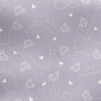 Butterflies Flying Around Jersey Backed Fleece