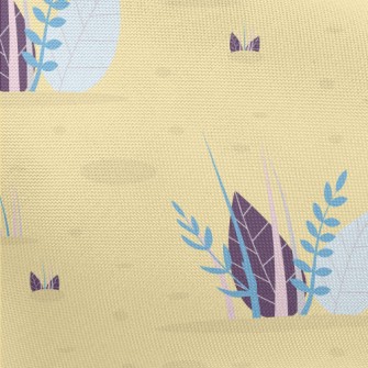 Leaf Grass Growing In The Sand Pongee