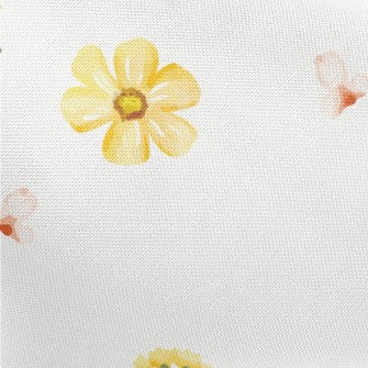 Watercolor Style Flowers Pongee