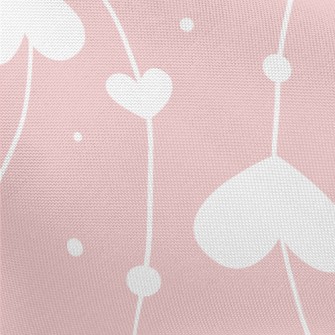 String Of Love Hearts Pongee