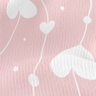 String Of Love Hearts Stretch Jersey