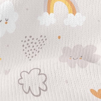 Cute And Soft Weather Patterns Stretch Jersey