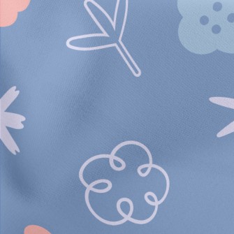 Simple And Fresh Various Flowe Lightweight Cotton Poplin