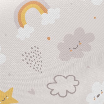 Cute And Soft Weather Patterns Midweight Cotton Poplin