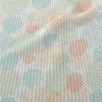 Irregular Circular Pattern Of  Birdseye Piqué