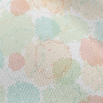 Irregular Circular Pattern Of  Chiffon