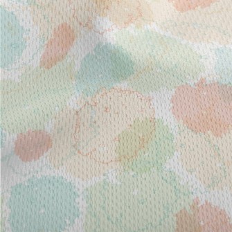 Irregular Circular Pattern Of  Athletic Mesh Flat Back