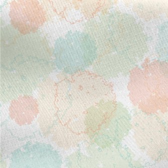 Irregular Circular Pattern Of  Jersey Backed Fleece