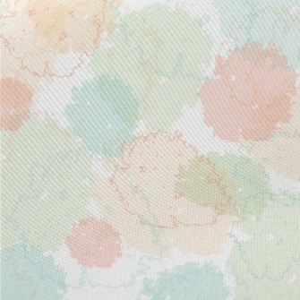 Irregular Circular Pattern Of  Midweight Cotton Poplin