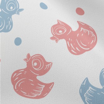 Wood Carving Style Duck Chiffon