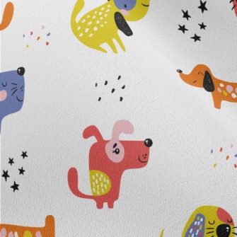 Colorful Dogs Chiffon