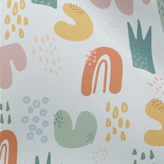 Irregular Color Pattern Chiffon