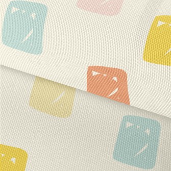 Brightly Colored Square Graphi Waterproof Oxford