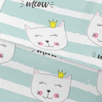 Cat With A Crown Waterproof Oxford