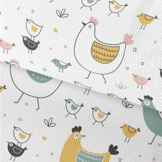 Simple Strokes Of Hen And Chic Waterproof Oxford
