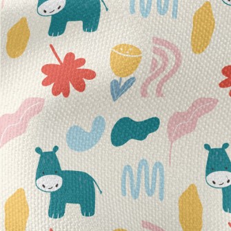 Monotonous And Fresh Leaf Line Waterproof Canvas