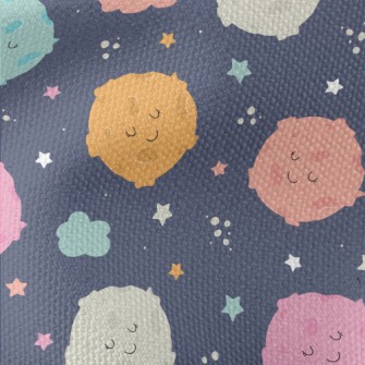 Planets And Starry Sky Of Diff Waterproof Canvas