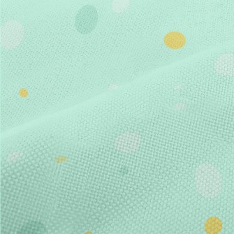 Bright Green Glaring Dots Performance Linen