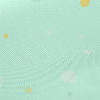 Bright Green Glaring Dots Twill