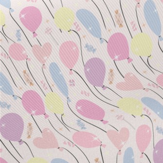 Sparkling Colorful Balloons An Twill