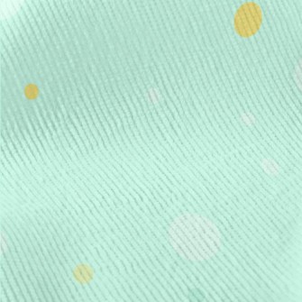 Bright Green Glaring Dots Standard Corduroy