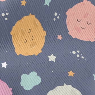 Planets And Starry Sky Of Diff Standard Corduroy
