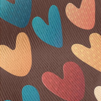 Colorful Three-dimensional Lov Standard Corduroy