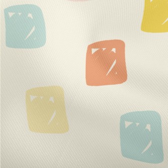 Brightly Colored Square Graphi Dobby