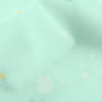 Bright Green Glaring Dots Micro Fleece