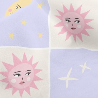 Realistic Weird Sun And Moon G Micro Fleece