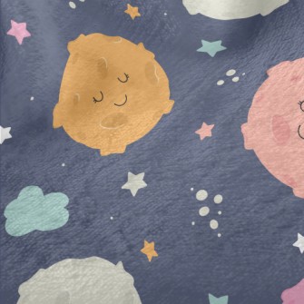 Planets And Starry Sky Of Diff Minky