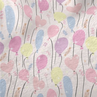Sparkling Colorful Balloons An Minky