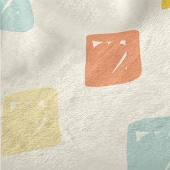 Brightly Colored Square Graphi Minky