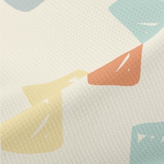 Brightly Colored Square Graphi Piqué