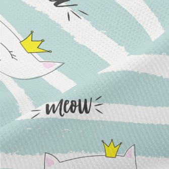 Cat With A Crown Piqué