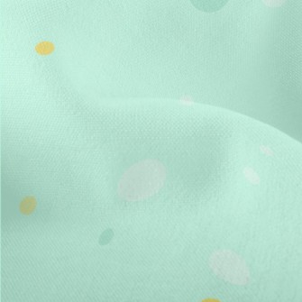 Bright Green Glaring Dots Lightweight Performance Linen