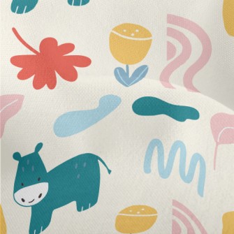Monotonous And Fresh Leaf Line Lightweight Performance Linen