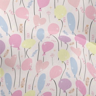 Sparkling Colorful Balloons An Lightweight Performance Linen