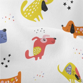 Colorful Dogs Lightweight Performance Linen