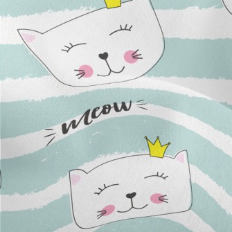 Cat With A Crown Lightweight Performance Linen