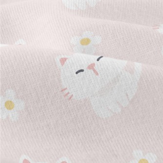 White Cute Cat Modern Jersey