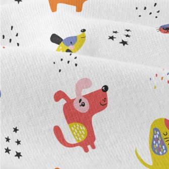 Colorful Dogs Modern Jersey