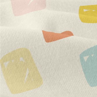 Brightly Colored Square Graphi Modern Jersey