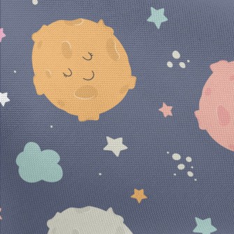 Planets And Starry Sky Of Diff Pongee