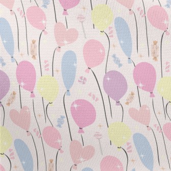Sparkling Colorful Balloons An Pongee