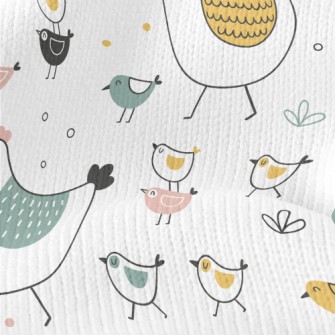 Simple Strokes Of Hen And Chic Stretch Jersey