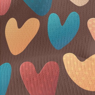 Colorful Three-dimensional Lov Stretch Jersey