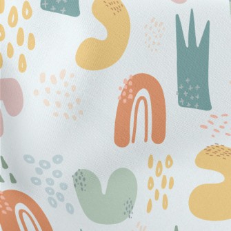 Irregular Color Pattern Lightweight Cotton Poplin